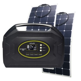 Station solaire IZYWATT 1500 + 2 Panneaux solaires semi-rigide 120W - ORIUM