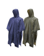 poncho CAO vert et bleu