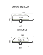 Caravane pliante SAFARI 2.5 AF GL freinée / Modèle 2025 -  TRIGANO