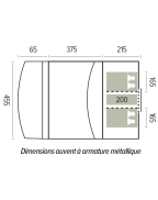 Auvent à armature pour caravane pliante SEQUOIA - TRIGANO