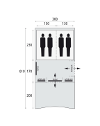 Tente Spitfire 300 DELUXE RSTC / 4 personnes - BARDANI