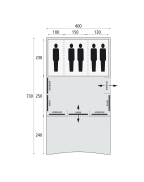 Tente Spitfire 400 XL DELUXE RSTC / 5 personnes - BARDANI